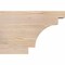 Ekena Millwork Mediterranean Rough Sawn Rafter Tail, Douglas Fir, 6"W x 12"H x 18"L RFT06X12X18MED00RDF - alternate 3